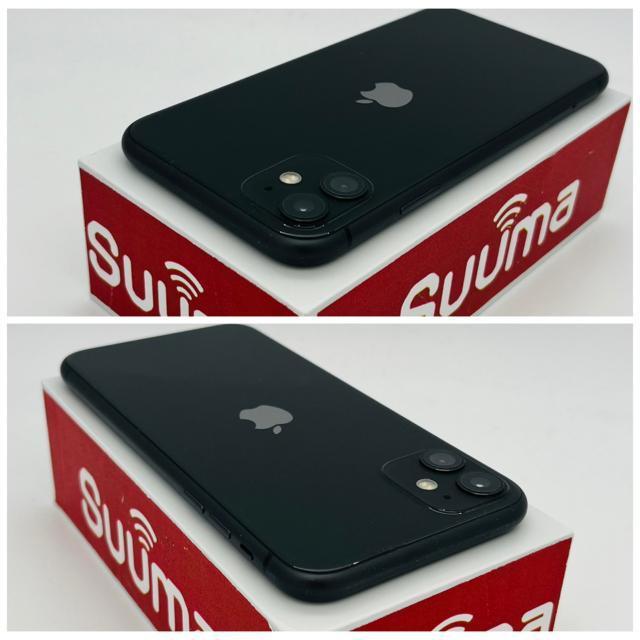 B 100% iPhone 11 64 GB SIM�t���[ �u���b�N �{�� �� �Ɠd/AV�� 