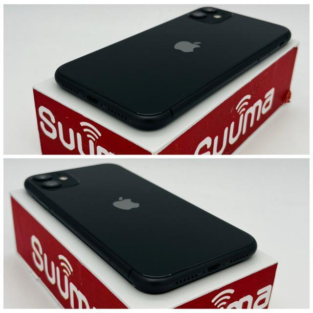 B 100% iPhone 11 64 GB SIM�t���[ �u���b�N �{�� �� �Ɠd/AV�� 