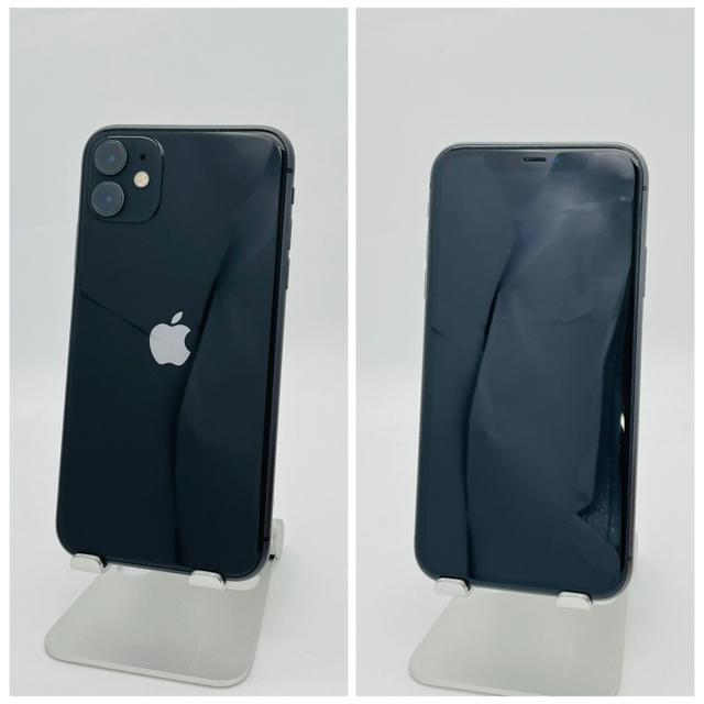 B 100% iPhone 11 64 GB SIM�t���[ �u���b�N �{�� �� �Ɠd/AV�� 