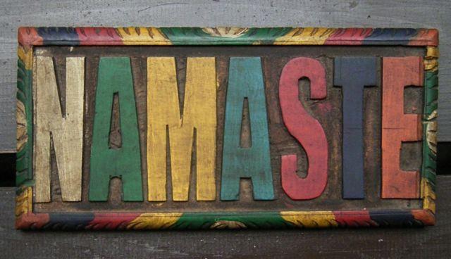 木製手彫り・ナマステ(M) ウォールハンギング < ホビー 木製手彫り・ナマステ(M) ウォールハンギング < ホビーの