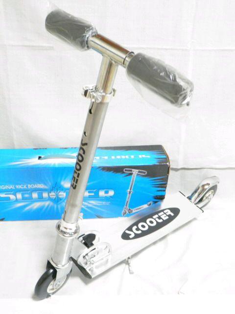 お子様に♪高さ調整可 キックボード.スケートスクーター箱付 ブラック < おもちゃ  お子様に♪高さ調整可 キックボード.スケートスクーター箱付 ブラック < おもちゃの