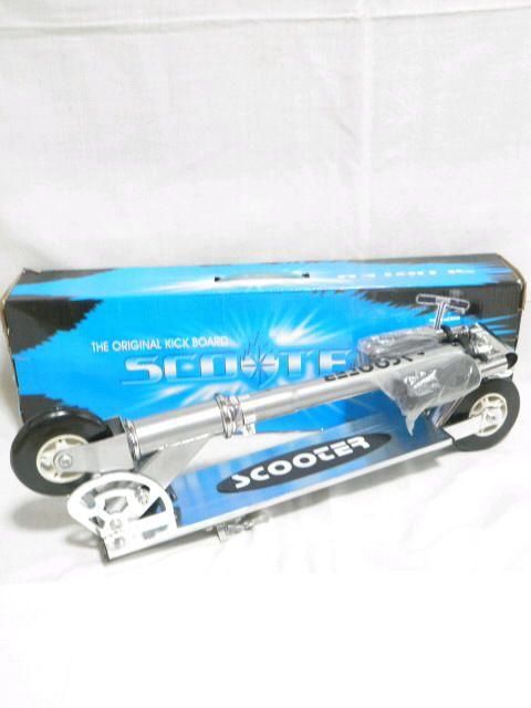 お子様に♪高さ調整可 キックボード.スケートスクーター箱付 ブラック < おもちゃ  お子様に♪高さ調整可 キックボード.スケートスクーター箱付 ブラック < おもちゃの