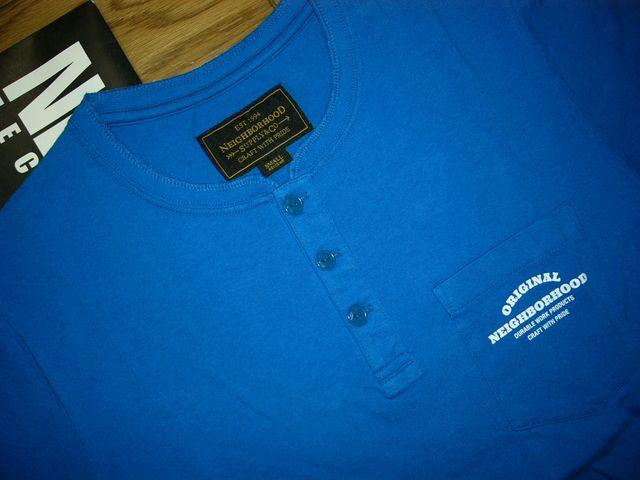 新品NEIGHBORHOODネイバーフッドヘンリーネックTシャツS青 < ブランド 新品NEIGHBORHOODネイバーフッドヘンリーネックTシャツS青 < ブランドの