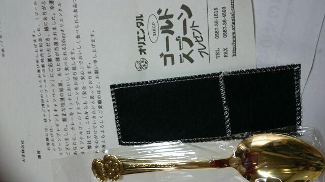 オリエンタルゴールドスプーン 懸賞品 < おもちゃ  オリエンタルゴールドスプーン 懸賞品 < おもちゃの