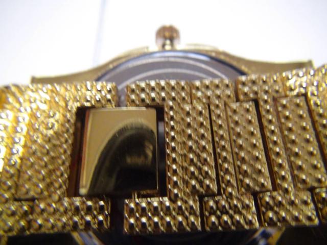 超豪華! HIPHOP ラッパー ブリング腕時計 (ゴールド)!。 < 男性アクセサリー/時計  超豪華! HIPHOP ラッパー ブリング腕時計 (ゴールド)!。 < 男性アクセサリー/時計の