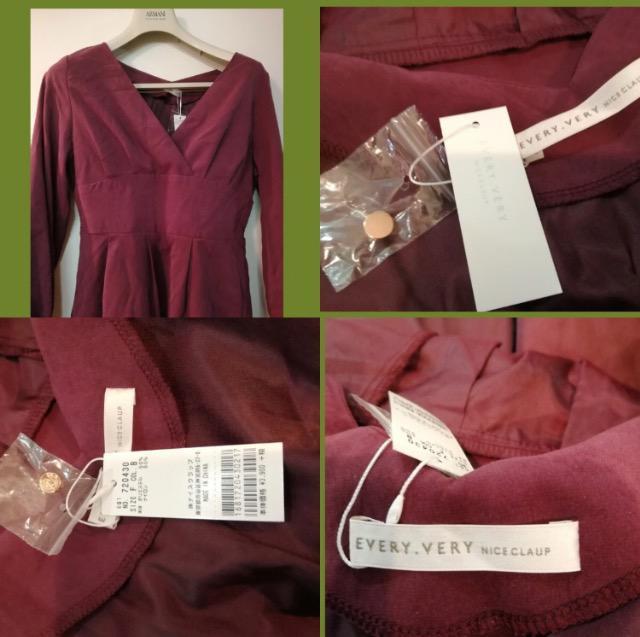 ★特価★早い者勝ち★新品未使用EVERYVERY NICE CLAUPワンピースドレス長袖スエード調冬も快適 < 女性ファッション  ★特価★早い者勝ち★新品未使用EVERYVERY NICE CLAUPワンピースドレス長袖スエード調冬も快適 < 女性ファッションの