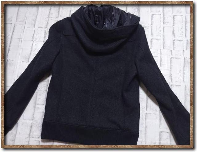 ヒロミチナカノ ショート丈ダッフルコート チャコール < ブランド ヒロミチナカノ ショート丈ダッフルコート チャコール < ブランドの