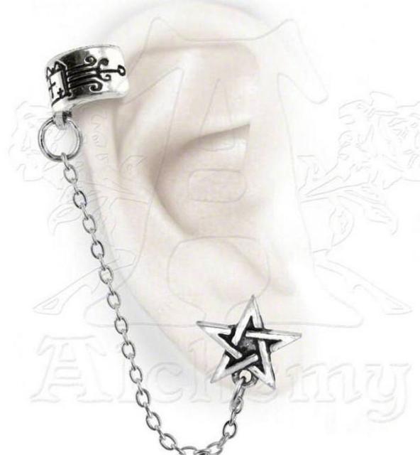 ALCHEMY GOTHIC: Pentagram Cuff Stud 五芒星 < 女性アクセサリー/時計  ALCHEMY GOTHIC: Pentagram Cuff Stud 五芒星 < 女性アクセサリー/時計の