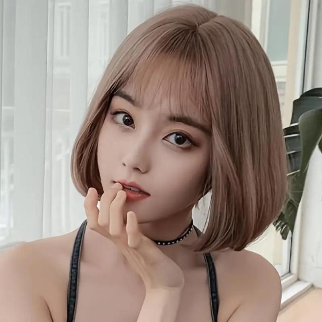 特別提供品1590円★女性向けの上品な30.48 cmの茶色のボブウィッグ。高温合成繊維のシンセティックヘア < 女性ファッション 特別提供品1590円★女性向けの上品な30.48 cmの茶色のボブウィッグ。高温合成繊維のシンセティックヘア < 女性ファッションの