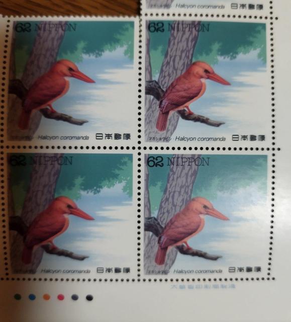 H4発行 水辺の鳥シリーズ第5集オオミズナギドリ アカショウビン 記念切手62×10 解説シート < ホビー H4発行 水辺の鳥シリーズ第5集オオミズナギドリ アカショウビン 記念切手62×10 解説シート < ホビーの