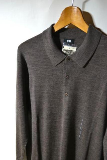 新品 ユニクロ メリノニットポロセーター 長袖 ブラウン L メンズ 秋冬 ポロシャツ トップス カジュアル キレイ目 未使用 < ブランド 新品 ユニクロ メリノニットポロセーター 長袖 ブラウン L メンズ 秋冬 ポロシャツ トップス カジュアル キレイ目 未使用 < ブランドの