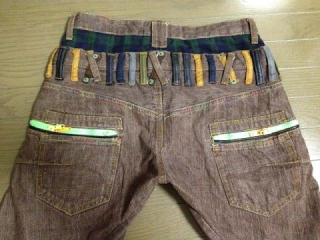 《Breath》加工デニムパンツ ブレス スワッガー フェノメノン ジーンズ ビンテージ ヴィンテージ 古着 VINTAGE < 男性ファッション  《Breath》加工デニムパンツ ブレス スワッガー フェノメノン ジーンズ ビンテージ ヴィンテージ 古着 VINTAGE < 男性ファッションの