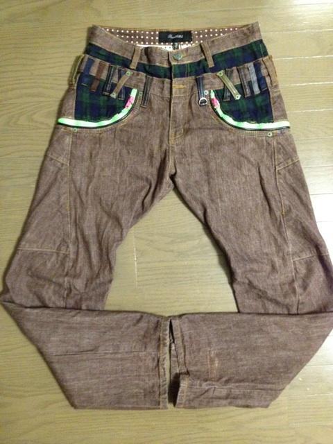 《Breath》加工デニムパンツ ブレス スワッガー フェノメノン ジーンズ ビンテージ ヴィンテージ 古着 VINTAGE < 男性ファッション  《Breath》加工デニムパンツ ブレス スワッガー フェノメノン ジーンズ ビンテージ ヴィンテージ 古着 VINTAGE < 男性ファッションの