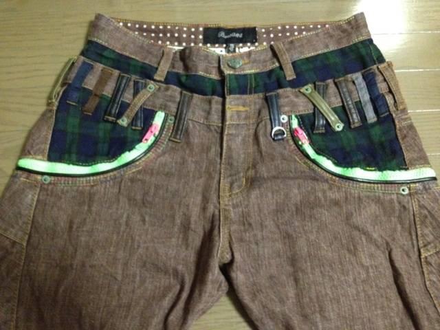 《Breath》加工デニムパンツ ブレス スワッガー フェノメノン ジーンズ ビンテージ ヴィンテージ 古着 VINTAGE < 男性ファッション  《Breath》加工デニムパンツ ブレス スワッガー フェノメノン ジーンズ ビンテージ ヴィンテージ 古着 VINTAGE < 男性ファッションの