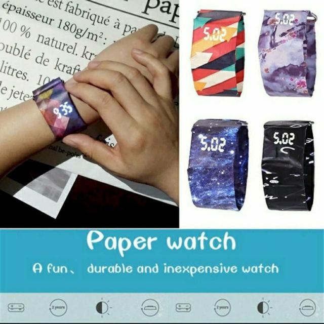 新品 時計 軽い 紙素材 白 デザイン  < 男性アクセサリー/時計  新品 時計 軽い 紙素材 白 デザイン  < 男性アクセサリー/時計の