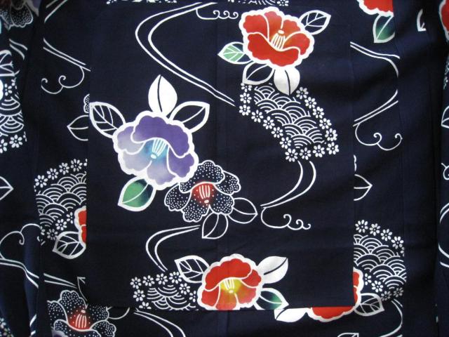 紺色 浴衣5点セット < 女性ファッション  紺色 浴衣5点セット < 女性ファッションの