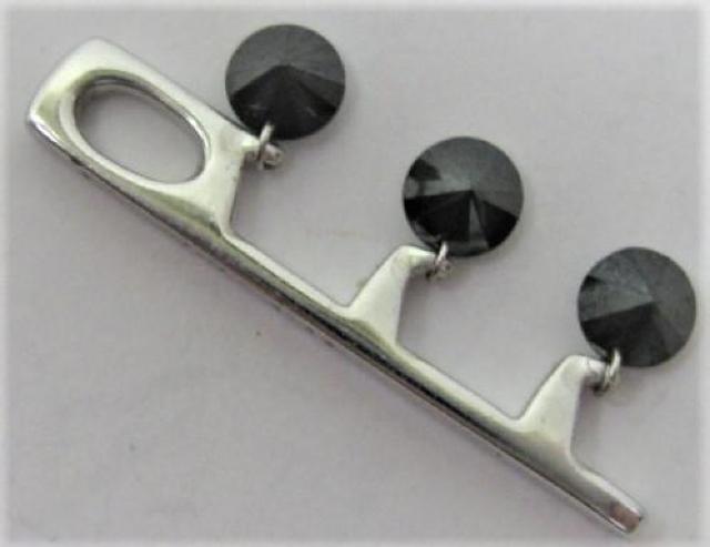 K18WG18金ホワイトゴールド ダンシング ブラックダイヤ 3ヶ 0.60ct < 女性アクセサリー/時計  K18WG18金ホワイトゴールド ダンシング ブラックダイヤ 3ヶ 0.60ct < 女性アクセサリー/時計の