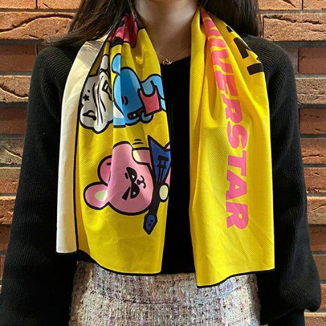 送料無料!BT21 イエロービート 接触冷感タオル BTS 防弾少年団 バンタン LINE < タレントグッズ  送料無料!BT21 イエロービート 接触冷感タオル BTS 防弾少年団 バンタン LINE < タレントグッズの
