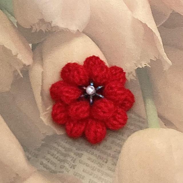 ハンドメイド♪かぎ針編みお花のモチーフ < 女性ファッション  ハンドメイド♪かぎ針編みお花のモチーフ  < 女性ファッションの