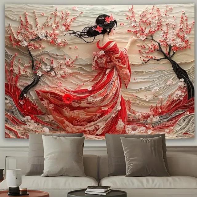 ����������1890�~��230�~180cm�̃G���K���g��3D�y�[�p�[�N�C�����O�A�[�g - ���̉��ŗx��Ñ���{�̌|��  �� �C���e���A/���C�t�� 