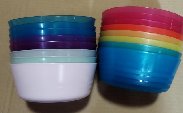 IKEA カラフルプラスチックボウル16個セット < インテリア/ライフ  IKEA カラフルプラスチックボウル16個セット < インテリア/ライフの