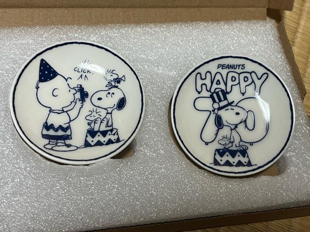 スヌーピー 豆皿2枚セット 70周年デザイン < アニメ/コミック/キャラクター スヌーピー 豆皿2枚セット 70周年デザイン < アニメ/コミック/キャラクターの
