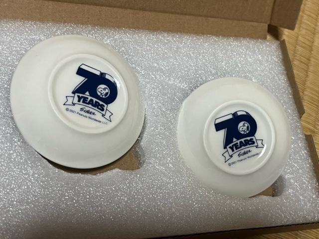 スヌーピー 豆皿2枚セット 70周年デザイン < アニメ/コミック/キャラクター スヌーピー 豆皿2枚セット 70周年デザイン < アニメ/コミック/キャラクターの