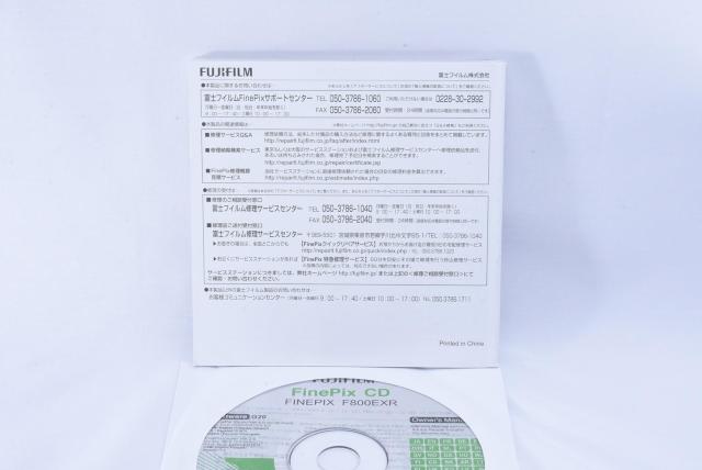 i FUJIFILM FINEPIX F800EXR 戵 CDt  Ɠd/AV 