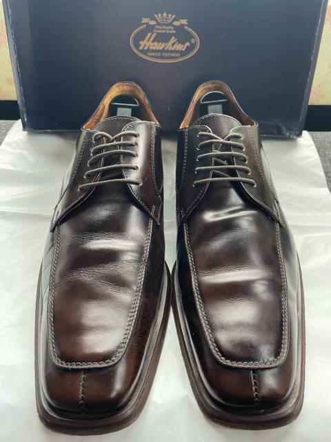 美品 イタリア製【HAWKINS】ホーキンス ビジネスシューズ U-TIP DK.BROWN 44 (28cm) ITALY製 < 男性ファッション 美品 イタリア製【HAWKINS】ホーキンス ビジネスシューズ U-TIP DK.BROWN 44 (28cm) ITALY製 < 男性ファッションの