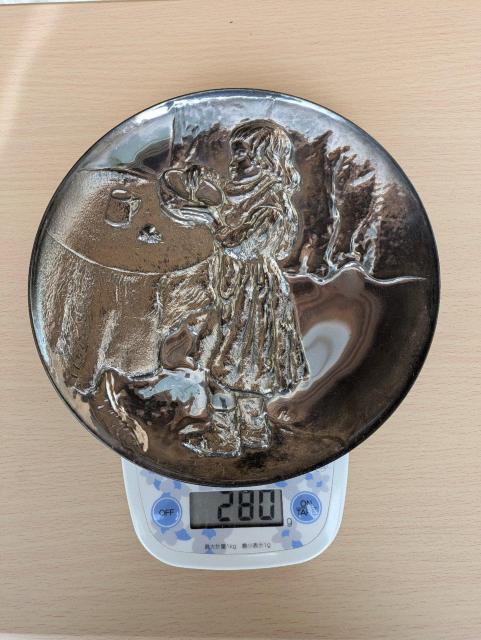 大特価!超貴重レア!ハミルトン・ミント ピカソ作「Le Gourmet」を模した純銀製打ち出しレリーフプレート 実測280gの出品 < ホビー 大特価!超貴重レア!ハミルトン・ミント ピカソ作「Le Gourmet」を模した純銀製打ち出しレリーフプレート 実測280gの出品 < ホビーの