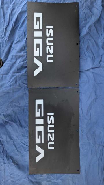 ISUZU GIGA �}�b�h�t���b�v �D���� 2���Z�b�g �� ������/�o�C�N