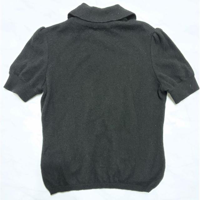 フォクシーFOXEYカシミヤ半袖パフスリーブセーター黒#42 < ブランド フォクシーFOXEYカシミヤ半袖パフスリーブセーター黒#42 < ブランドの