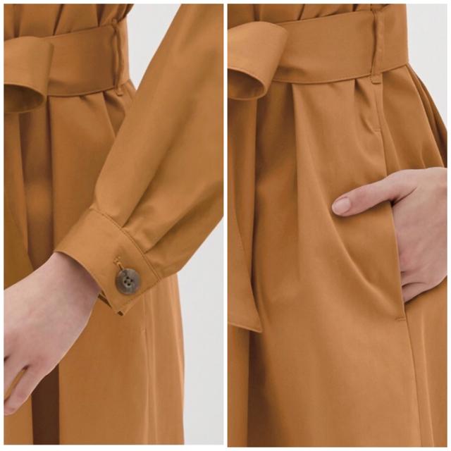 GUフロントボタンノーカラーコートネイビー紺色NAVYワンピース < ブランド GUフロントボタンノーカラーコートネイビー紺色NAVYワンピース < ブランドの