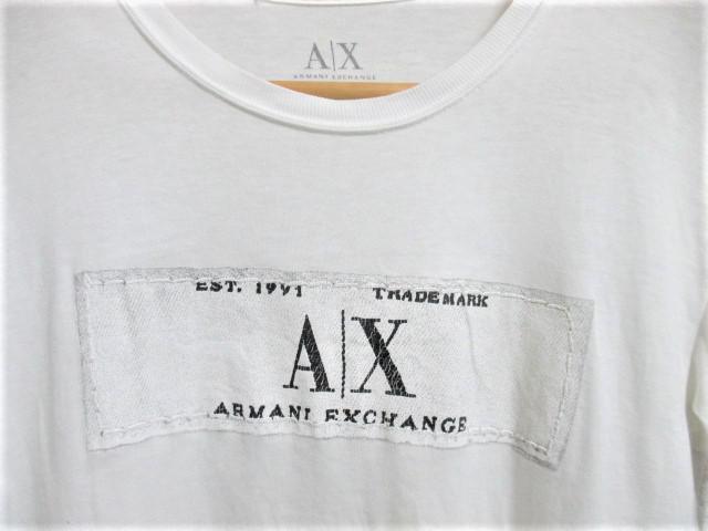 ☆ARMANI EXCHANGE アルマーニエクスチェンジ ボックスロゴ Tシャツ 半袖/メンズ/XS < ブランド ☆ARMANI EXCHANGE アルマーニエクスチェンジ ボックスロゴ Tシャツ 半袖/メンズ/XS < ブランドの