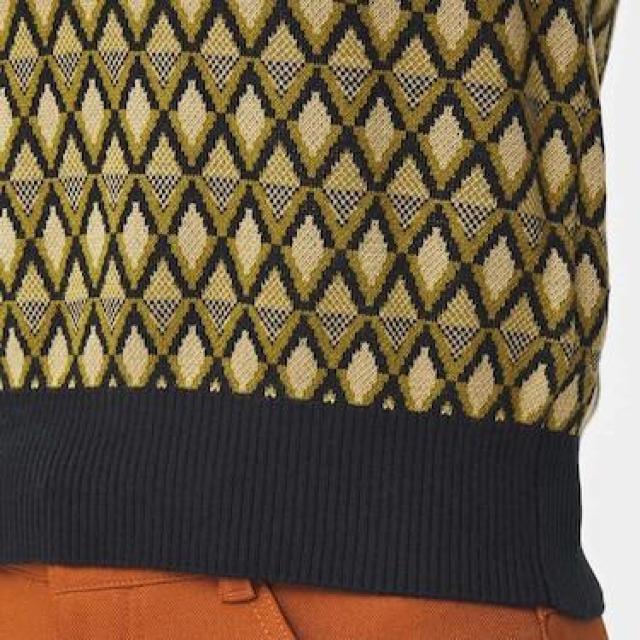 GU ジャカードベスト(ダイヤ) < ブランド  GU ジャカードベスト(ダイヤ) < ブランドの