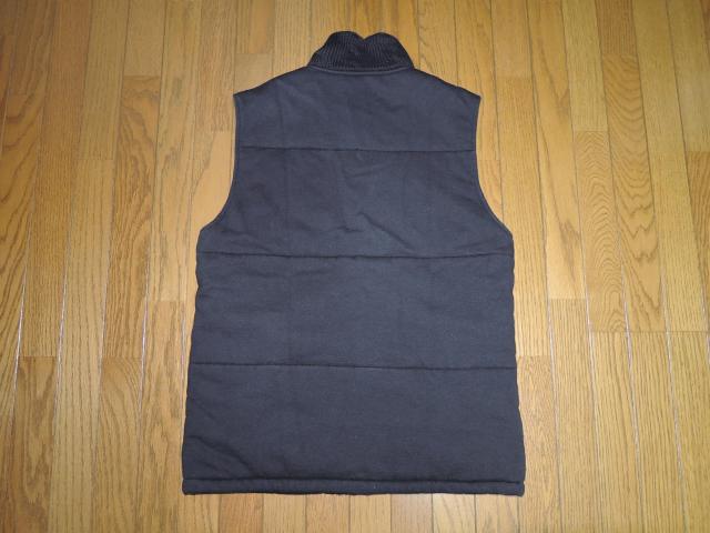 GAIJIN MADE ガイジンメイド ニット切替え 中綿ベスト S 黒 スウェット ダウン HRMハリラン < ブランド  GAIJIN MADE ガイジンメイド ニット切替え 中綿ベスト S 黒 スウェット ダウン HRMハリラン < ブランドの