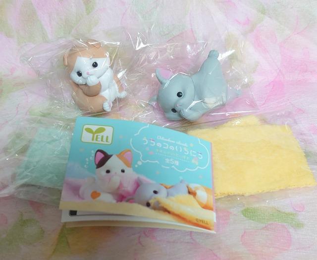 【定形外送料】ガチャガチャ○『うちのコのいちにち』猫2匹セット < ホビー  【定形外送料】ガチャガチャ○『うちのコのいちにち』猫2匹セット  < ホビーの