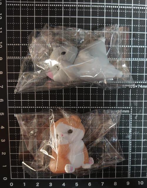 【定形外送料】ガチャガチャ○『うちのコのいちにち』猫2匹セット < ホビー  【定形外送料】ガチャガチャ○『うちのコのいちにち』猫2匹セット < ホビーの