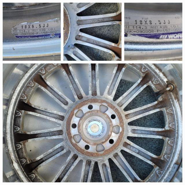 WORK VARIANZA W4Sアルミホイール18インチ8.5J+38 9.5J+38 PCD114.3 5穴 ホイールのみ4本 < 自動車/バイク WORK VARIANZA W4Sアルミホイール18インチ8.5J+38 9.5J+38 PCD114.3 5穴 ホイールのみ4本 < 自動車/バイク