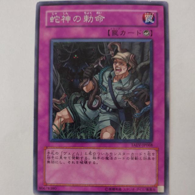 遊戯王 蛇神の勅命 レア < トレーディングカード 遊戯王 蛇神の勅命 レア < トレーディングカードの