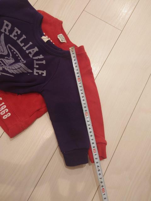 80cm ベビートレーナー2枚セット まとめ売り < キッズ/ベビー 80cm ベビートレーナー2枚セット まとめ売り < キッズ/ベビーの