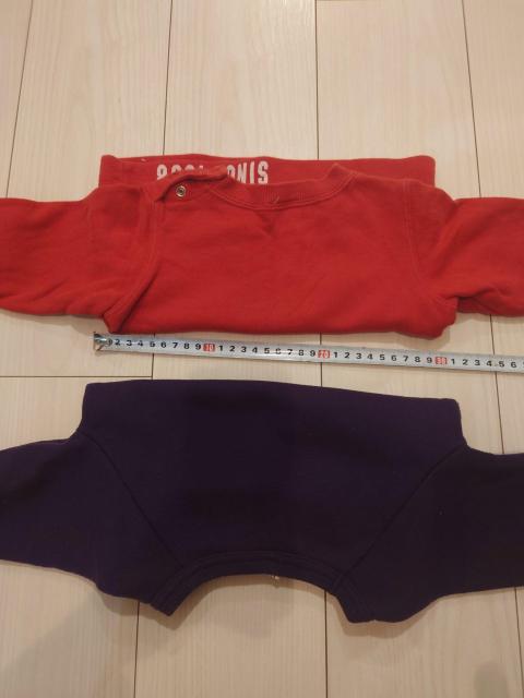 80cm ベビートレーナー2枚セット まとめ売り < キッズ/ベビー 80cm ベビートレーナー2枚セット まとめ売り < キッズ/ベビーの