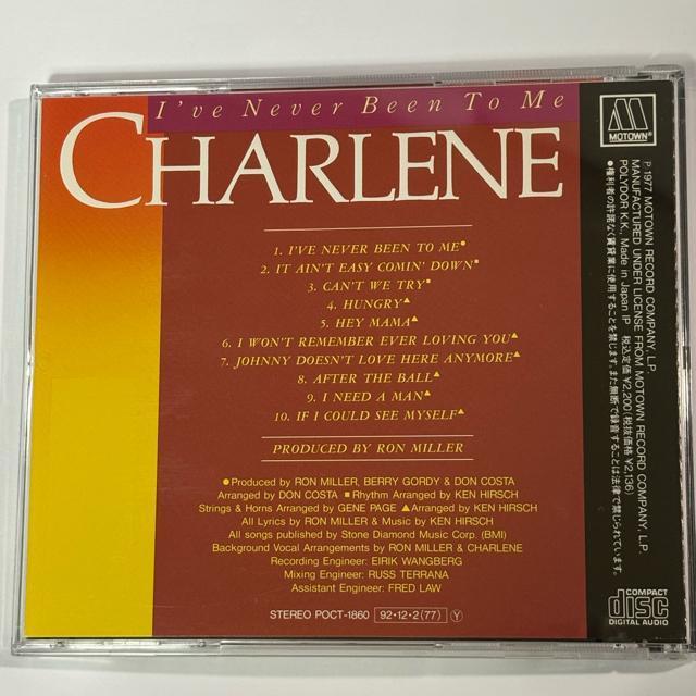 Charlene / I've Never Been to Me  CD/DVD/rfI 