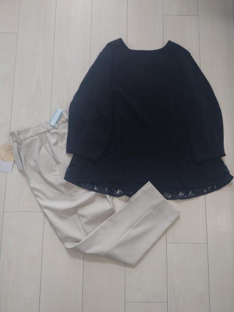 any FAM 洗濯機可 レース切替デザイントップス < ブランド any FAM 洗濯機可 レース切替デザイントップス < ブランドの