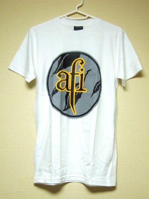 ★ロックTシャツ★A.F.I.★AFIロゴ★プリントTシャツ★ < 男性ファッション  ★ロックTシャツ★A.F.I.★AFIロゴ★プリントTシャツ★  < 男性ファッションの