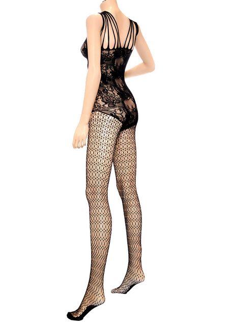 花柄レースの網上げボディストッキング < 女性ファッション  花柄レースの網上げボディストッキング < 女性ファッションの