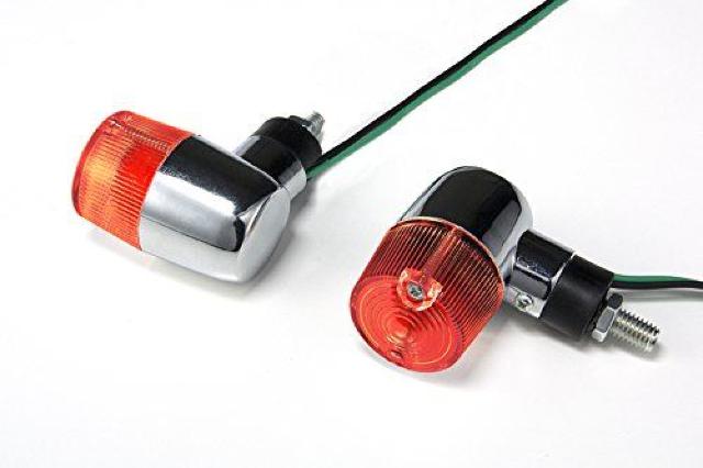 メッキウインカー丸型 汎用 オレンジレンズ 4個セット < 自動車/バイク メッキウインカー丸型 汎用 オレンジレンズ 4個セット < 自動車/バイク