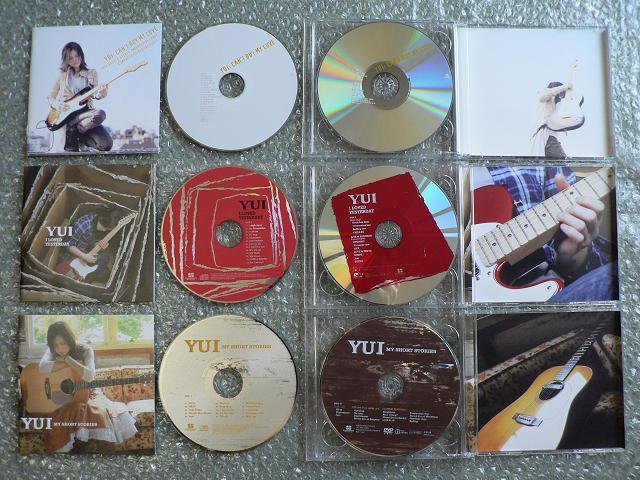 YUI【CAN'T BUY/YESTERDAY/MY SHORT/HOLIDAYS/HOW CRAZY】初回盤DVD付アルバム5枚 < タレントグッズ  YUI【CAN'T BUY/YESTERDAY/MY SHORT/HOLIDAYS/HOW CRAZY】初回盤DVD付アルバム5枚 < タレントグッズの