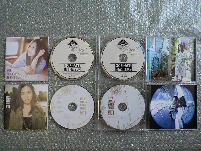 YUI【CAN'T BUY/YESTERDAY/MY SHORT/HOLIDAYS/HOW CRAZY】初回盤DVD付アルバム5枚 < タレントグッズ  YUI【CAN'T BUY/YESTERDAY/MY SHORT/HOLIDAYS/HOW CRAZY】初回盤DVD付アルバム5枚 < タレントグッズの