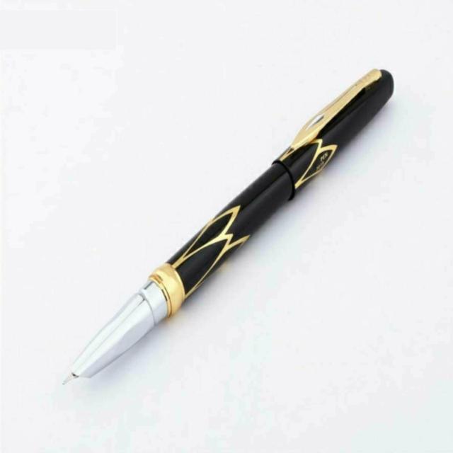 新品 激渋 万年筆 筆記用具 憧れ ペン 黒 金 デザイン 1 < インテリア/ライフ  新品 激渋 万年筆 筆記用具 憧れ ペン 黒 金 デザイン 1 < インテリア/ライフの